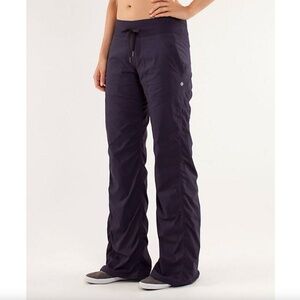 Lululemon Dance Studio Pant III Lined 34", Black Swan